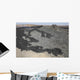 Basaltic Lava Flow from Wall Decal Design 1