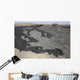 Basaltic Lava Flow from Wall Decal Design 1