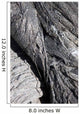 Glassy Basaltic Lava Flow Wall Decal
