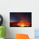 Lava Lake Illuminating Walls Wall Decal Design 2