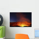 Lava Lake Illuminating Walls Wall Decal Design 1
