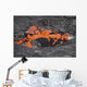 Lava Breaking through Crust Wall Decal