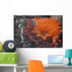 Lava Bursting Edge Active Wall Decal Design 4