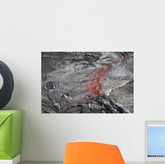 Overflowing Lava Lake Erta Wall Decal