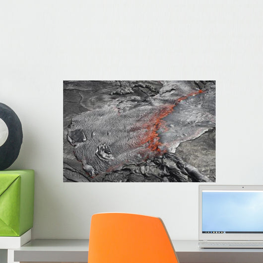 Overflowing Lava Lake Erta Wall Decal