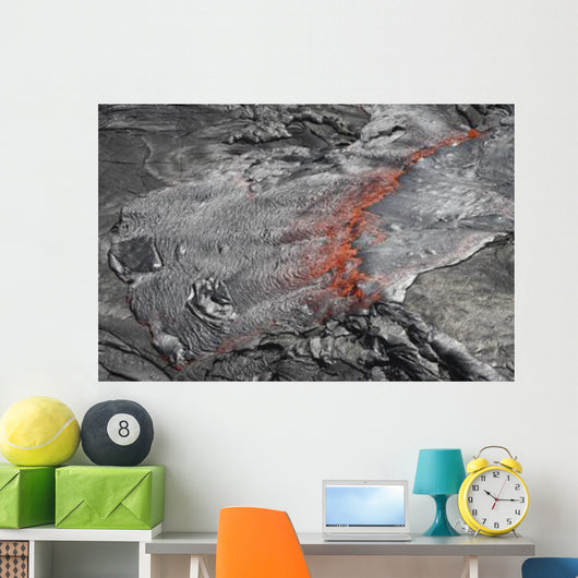 Overflowing Lava Lake Erta Wall Decal