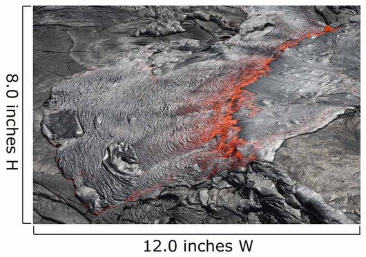 Overflowing Lava Lake Erta Wall Decal