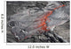Overflowing Lava Lake Erta Wall Decal