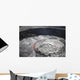 Overflowing Lava Lake Pit Wall Decal