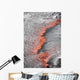 Lava Flowing from under Wall Decal