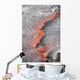 Lava Flowing from under Wall Decal