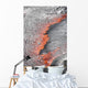 Lava Flowing from under Wall Decal