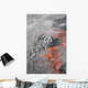 Lava Flowing out Active Wall Decal