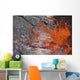 Lava Bubble Bursting through Wall Decal Design 2