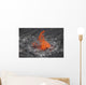 Lava Bubble Bursting through Wall Decal Design 1