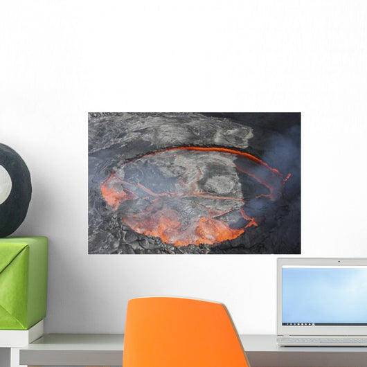 Lava Lake Erta Ale Wall Decal