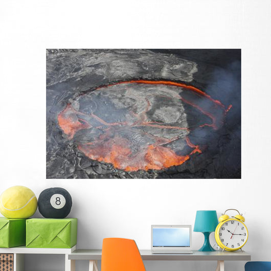 Lava Lake Erta Ale Wall Decal