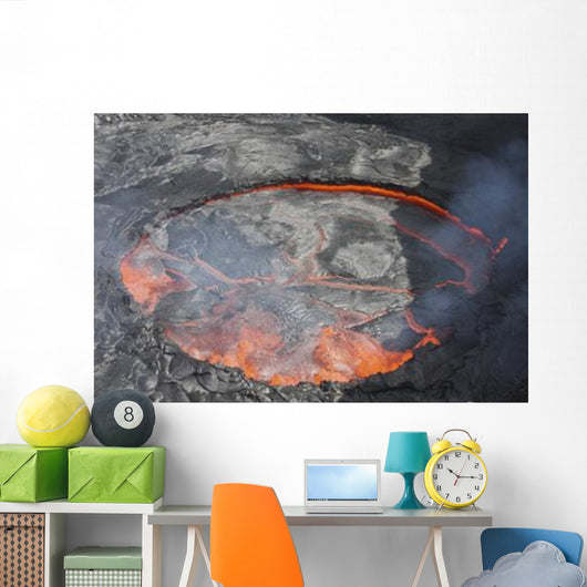Lava Lake Erta Ale Wall Decal