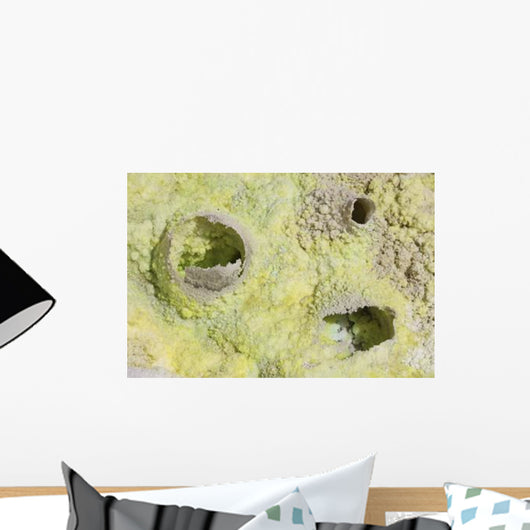 Fumarole Deposits Dallol Geothermal Wall Decal Design 3