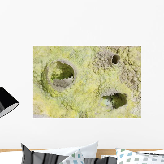 Fumarole Deposits Dallol Geothermal Wall Decal Design 3
