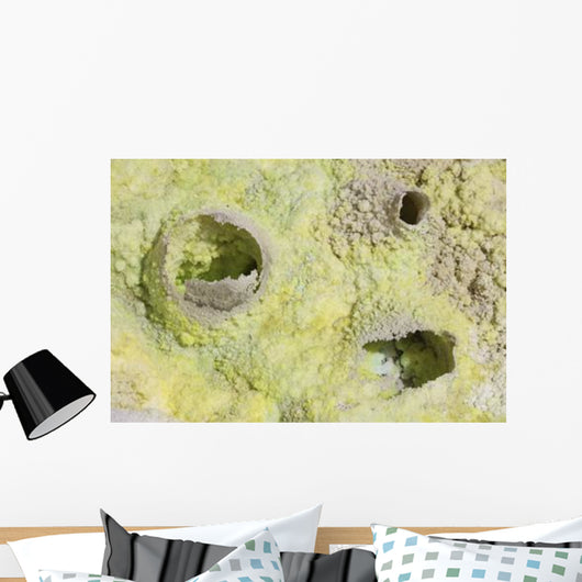 Fumarole Deposits Dallol Geothermal Wall Decal Design 3