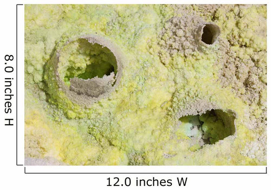 Fumarole Deposits Dallol Geothermal Wall Decal Design 3