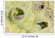 Fumarole Deposits Dallol Geothermal Wall Decal Design 3
