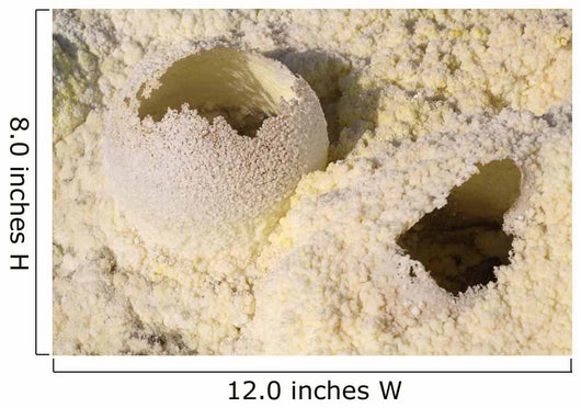 Fumarole Deposits Dallol Geothermal Wall Decal Design 2