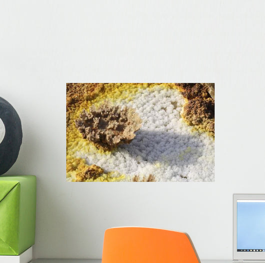 Potassium Salt Deposits Dallol Wall Decal Design 4