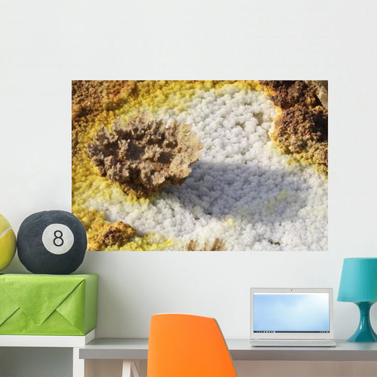 Potassium Salt Deposits Dallol Wall Decal Design 4