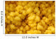 Close-up Yellow Salt Crystals Wall Decal Design 5