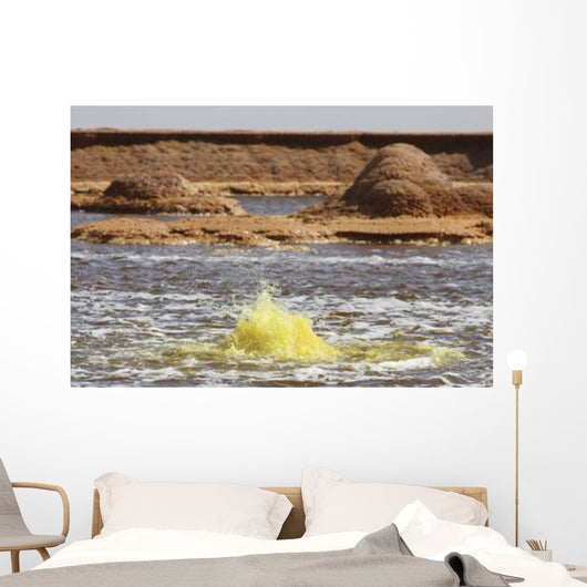 Hot Spring Yellow Brine Wall Decal