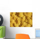 Close-up Yellow Salt Crystals Wall Decal Design 1
