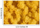 Close-up Yellow Salt Crystals Wall Decal Design 1