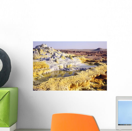 Potassium Salt Deposits Dallol Wall Decal Design 2