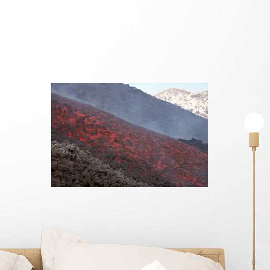 Lava Flow during Eruption Wall Decal Design 5