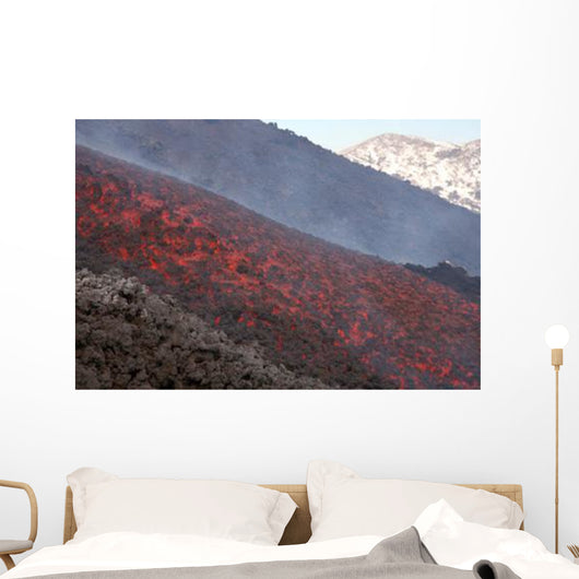 Lava Flow during Eruption Wall Decal Design 5