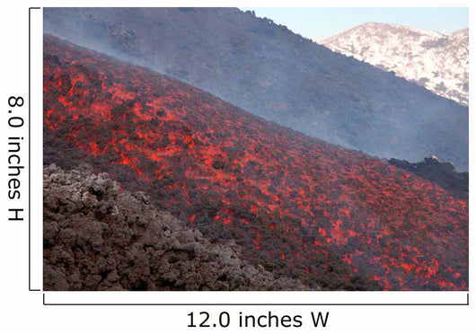 Lava Flow during Eruption Wall Decal Design 5