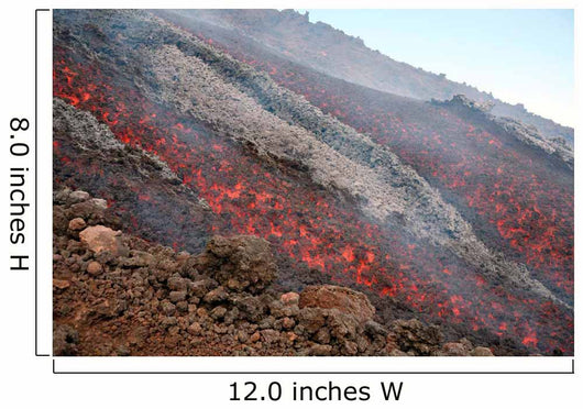 Lava Flow during Eruption Wall Decal Design 4