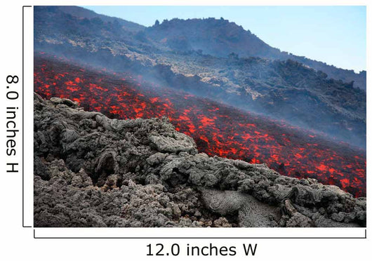 Lava Flow during Eruption Wall Decal Design 3