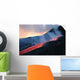 Lava Flowing from Base Wall Decal Design 1