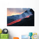 Lava Flowing from Base Wall Decal Design 1