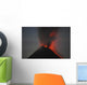 Nighttime Lava Eruption Fuego Wall Decal