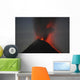 Nighttime Lava Eruption Fuego Wall Decal