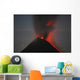 Nighttime Lava Eruption Fuego Wall Decal