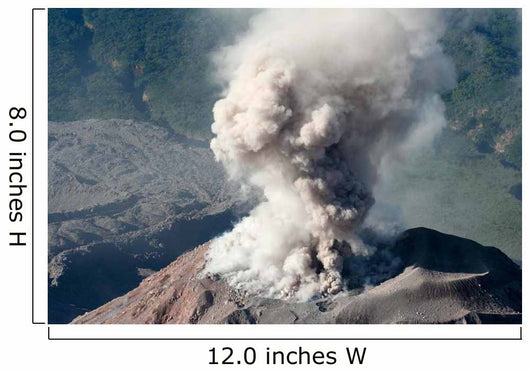 Eruption Ash Cloud from Wall Decal Design 5