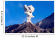 Eruption Ash Cloud from Wall Decal Design 2