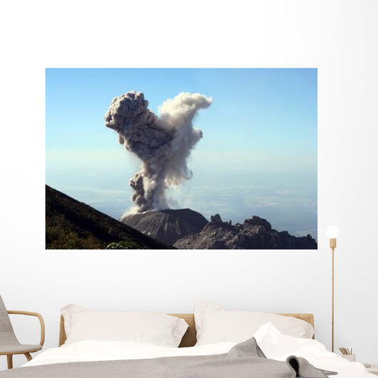 Eruption Ash Cloud from Wall Decal Design 1