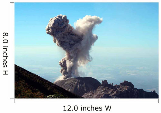 Eruption Ash Cloud from Wall Decal Design 1