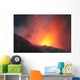 Nighttime Eruption Santiaguito Dome Wall Decal